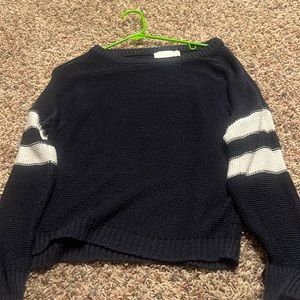 RD Style, dark blue sweater!